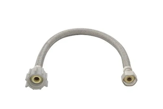 ProFlo PFX146462 1/2" FIP x 7/8" x 12" Stainless Steel Closet Connector