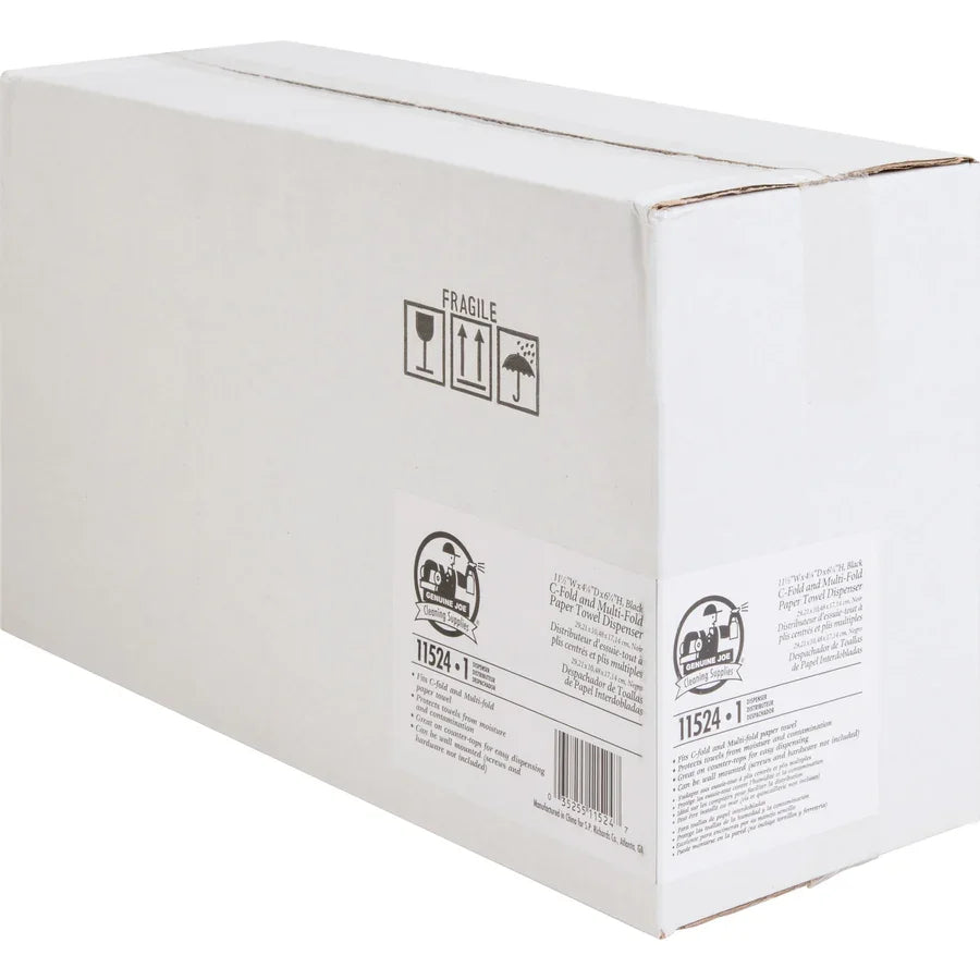 Genuine Joe Folded Paper Towel Dispenser (#GJO11524) - Janitorial Superstore