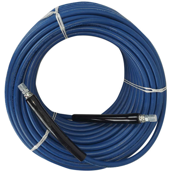 High Pressure 4000 PSI Pro Solution Hose, 100Ft Blue (AH172)