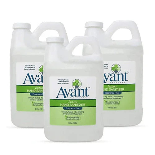 Avant Original Fragrance-Free Hand Sanitizer, 64oz (12089-64-FF) - Janitorial Superstore