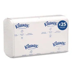 Premiere Folded Towels, 1-Ply, 9.4 x 12,4, White, 120/Pack, 25 Packs/Carton (3,000 Case) (13254)