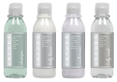 Infuse Lavender Mint Set 60ea Sham, Cond, Body Wash, Lotion.