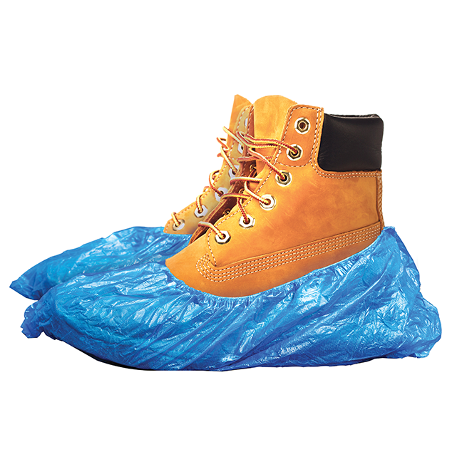 Shoe Covers, Shieldtech, Protective 200 Series, Blue, Size Standard, 50 Pair Per Pack (#9344)