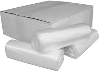 JanWise 24x24 Clear Garbage Bag Liners, 6 Mic 1,000cs, 7-10 Gal (#741)