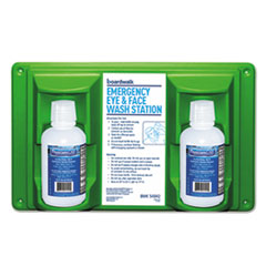Emergency Eyewash Station, 16 oz Bottle, 2 Bottles/Station (BWK54842)