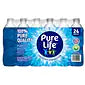 PURE LIFE Purified Water, 16.9 Fl Oz / 500 mL, Plastic Bottled Water (24 Pack)