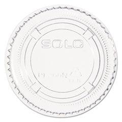 Portion/Souffle Cup Lids, PET, Fits 1.5 oz to 2.5 oz Cups, Clear, 2,500/Carton