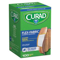 Flex Fabric Bandages, Assorted Sizes, 100/Box (MIICUR0700RB)