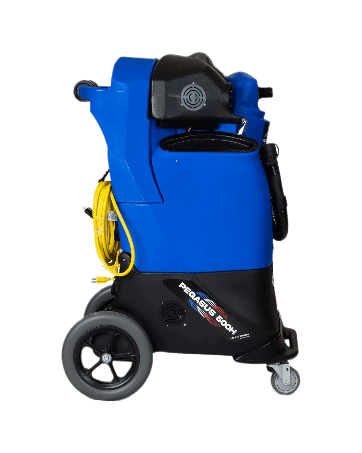 U.S. Products Pegasus 500H (05-10034-002) Dual Cord Heated Carpet Extractor with Sharp Shooter 13" Wand and 25' Hose - 12 Gallon