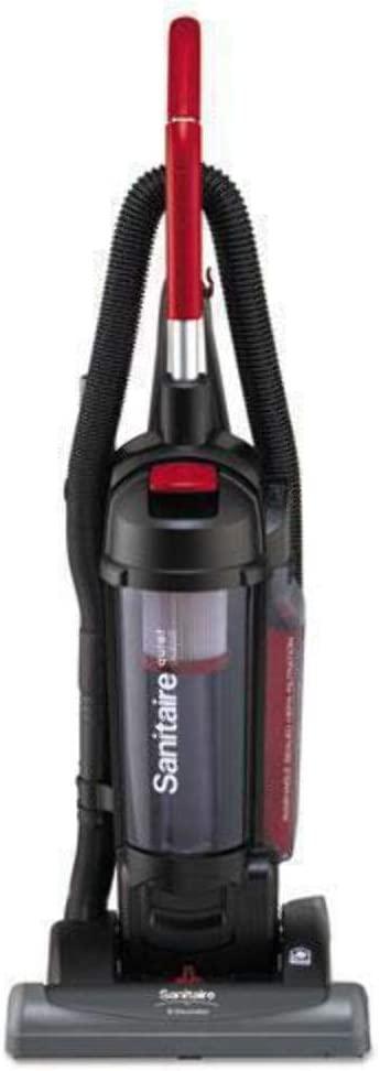 FORCE QuietClean Upright Vacuum with Dust Cup and Sealed HEPA Filtration, Black - Janitorial Superstore