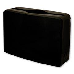 Countertop Folded Towel Dispenser, 10.63 x 7.28 x 4.53, Black (Gen1607)