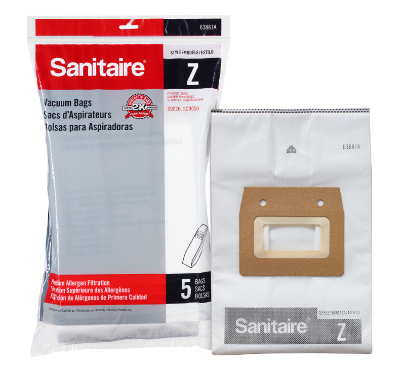 Sanitaire type Z bags 5pk