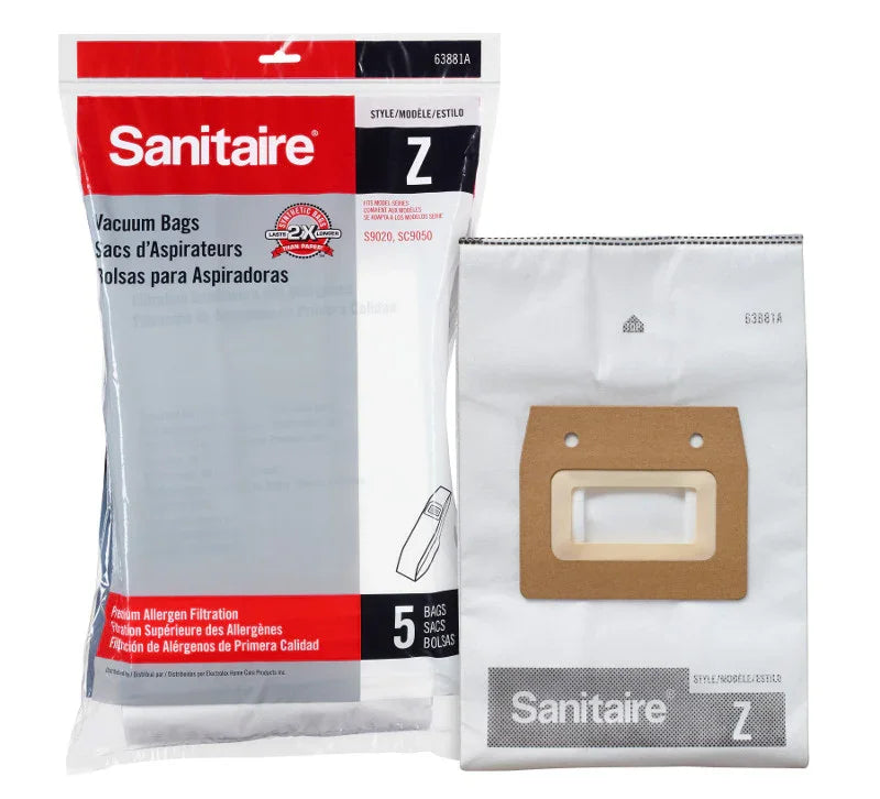 Sanitaire type Z bags 5pk
