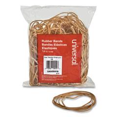 Universal® Rubber Bands, Size 19, 3-1/2 x 1/16, 310 Bands/1/4lb Pack (UNV00419)