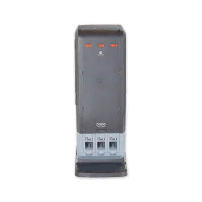 SmartStock Tri-Tower Dispenser, Holds Forks/Knives/Spoons, 13.16 x 16.07 x 31.03, Black/Gray (#DXEDUSSTDSP3)