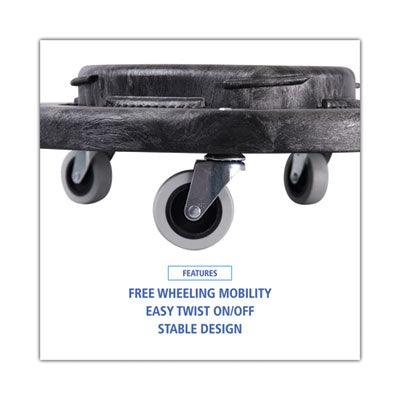 Universal Dolly for 32, 44, 55 Gal For Round Waste Receptacles (#790)