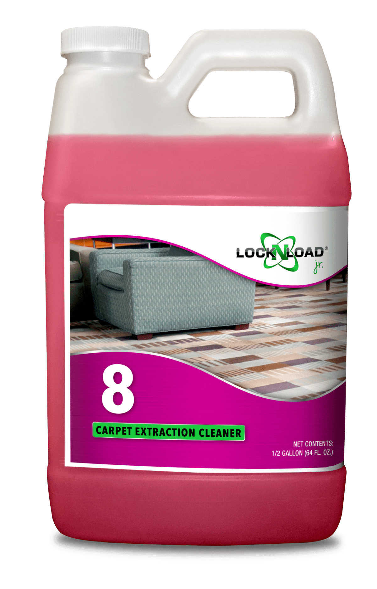 Lock N Load, #8 Carpet Extractor, 1/2 gal