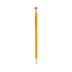 #2 Woodcase Pencil, HB (#2), Black Lead, Yellow Barrel, Dozen (UNV55400)