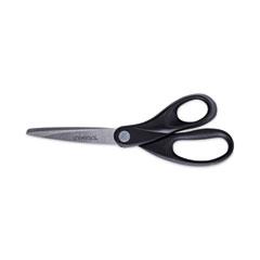 Universal Office Products Economy Scissors, 8" Length, Straight Handle, Stainless Steel, Black