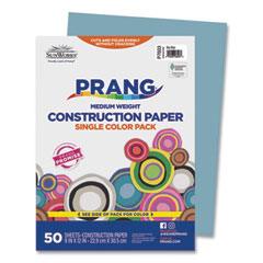 SunWorks Construction Paper, 50 lb Text Weight, 9 x 12, Sky Blue, 50/Pack