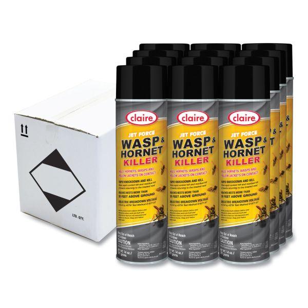 Claire Jet Force Wasp and Hornet Killer, 14 oz Aerosol Spray (#CGC005)