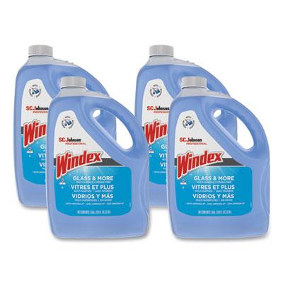 Windex® Glass Cleaner Powerized with Ammonia-D® - 1 Gallon, 4 Cs (696503)