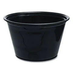 Dart® Conex Complements Portion/Medicine Cups, 4 oz, Black, 2500/Carton - Janitorial Superstore