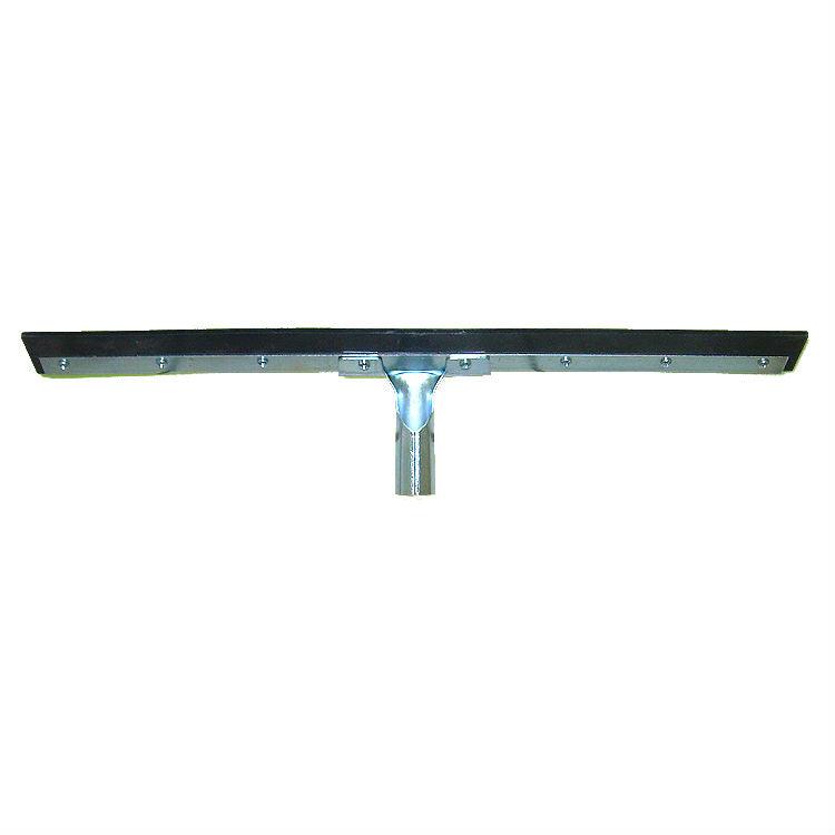 Heavy Duty Floor Squeegees, 30 in Length, Neoprene Rubber Blade/Metal Frame, Straight