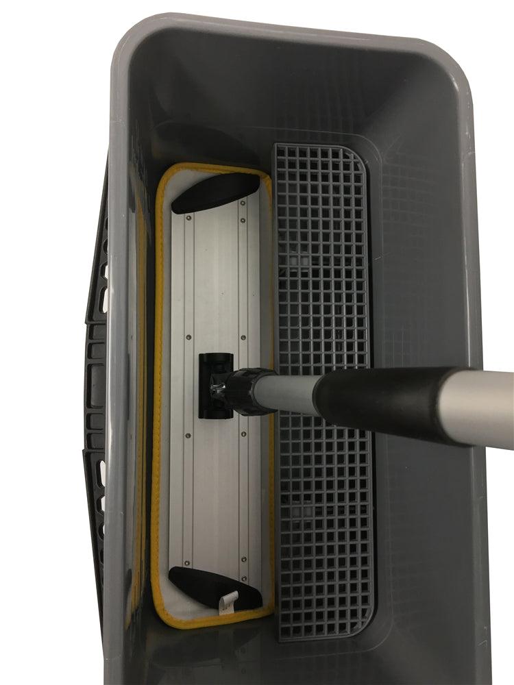 Flat Mop Bucket /Lid GRAY 21 x 9 x 12 inches