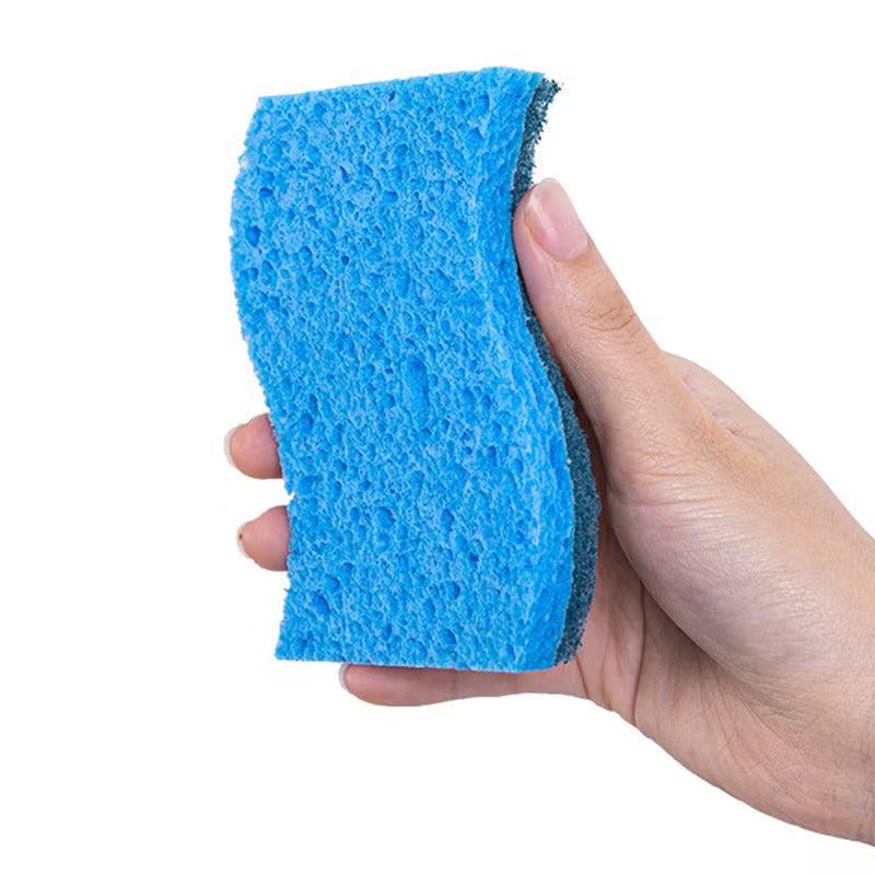 Sponge: Cellulose with Non-Abrasive Scrub Pad (Individually Wrapped)(TE30-SPONGE)