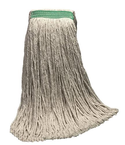 16 OZ COTTON Blend CUT-END Wet Mop--1 1/4" BAND
