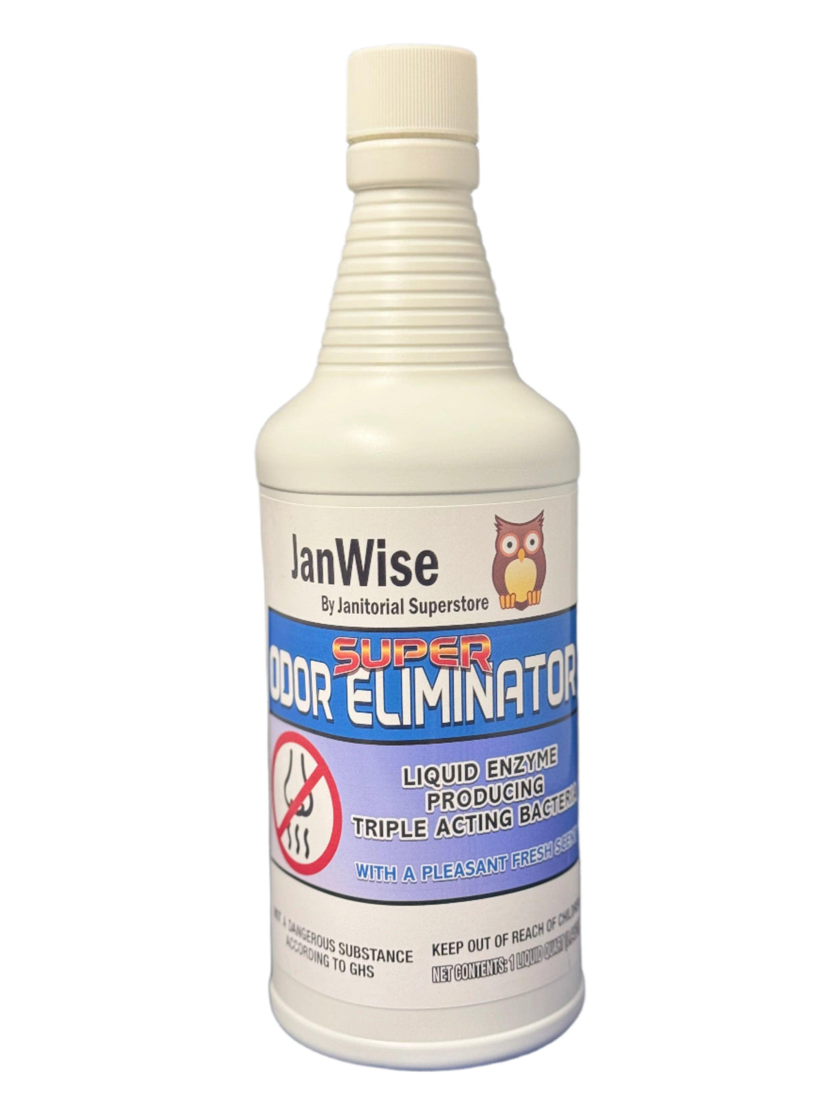 JSS Super Odor Eliminator With Enzymes, Fresh Scented Qt Concentrated