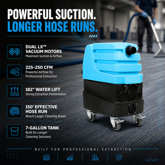 Mytee 7303LX Air Hog Corded Vacuum Booster - 7 Gallon - 115V