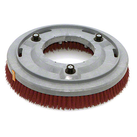 NSS® 3 Lug Red Grit Bristle Brush For Medium Scrubbing - 13" Item # NSS2694481