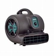Masterforce 2800 CFM 3 Speed Air Mover with Carpet Clamp, 1/2 HP (#5978)