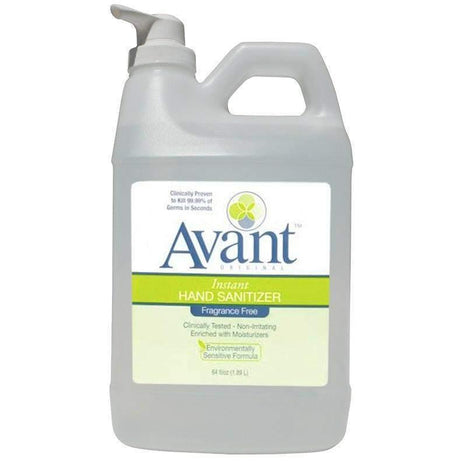 Avant Original Fragrance-Free Hand Sanitizer, 64oz (12089-64-FF)