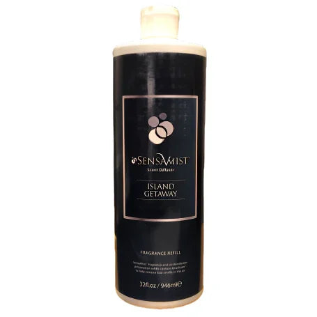 Sensamist Scent Diffuser, Island Getaway Scent, 32 fl.oz Bottle (SM-32-Island)