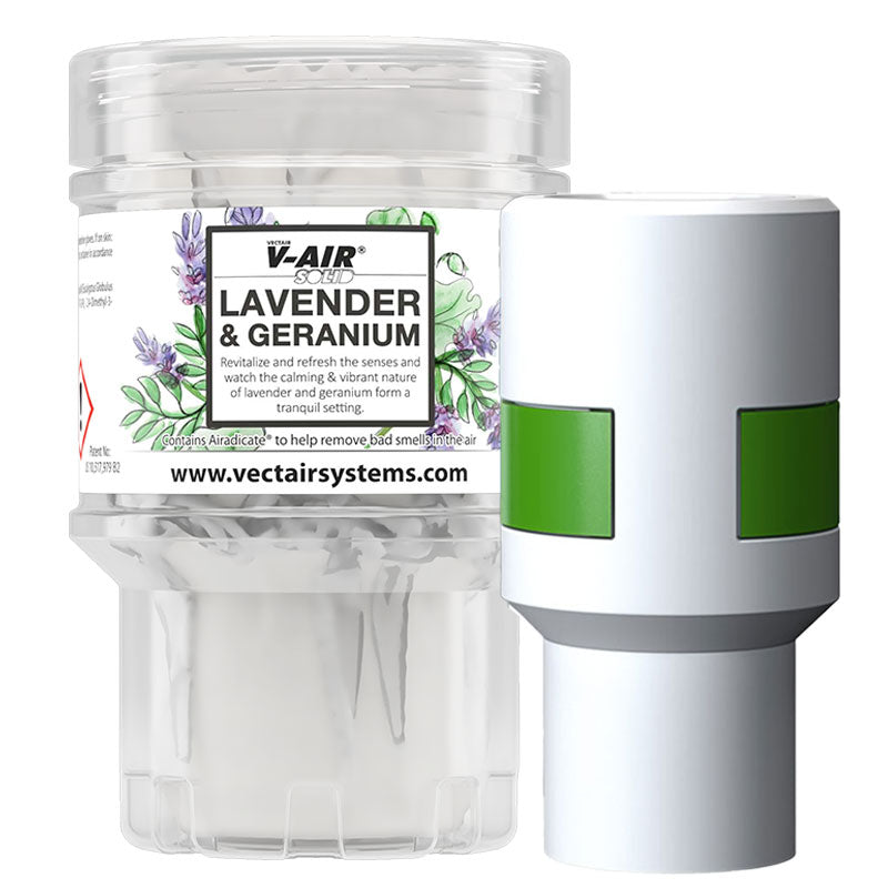 Vectair V-Air Solid Lavender & Geranium Refill, 60 Day Solid Multi-Phasing Passive Odor (V-SOLID-LAVENDR)