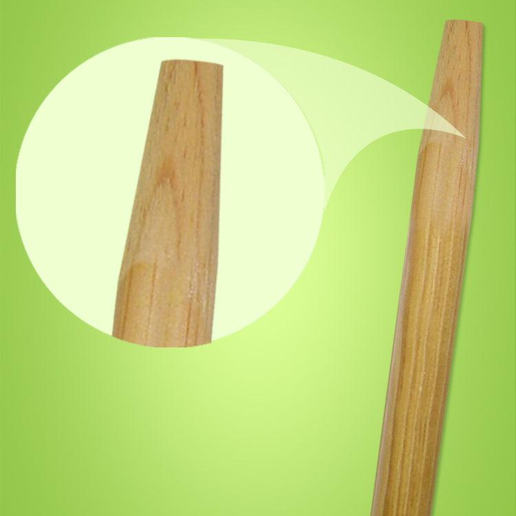Tapered End Broom Handle, Lacquered Pine, 1.13" dia x 60", Natural