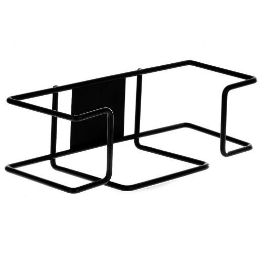 Alpine Industries 485-BLA Black Metal Wire Wall-Mount Glove Dispenser