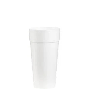 Dart 24J16 24 oz. White Customizable Foam Cup - 500/Case