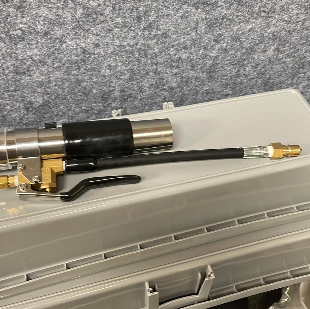 Internal Spray Hand Tool Upholstery Wand Clear Plastic Head With Vacuum Release and Male QD (#6703)