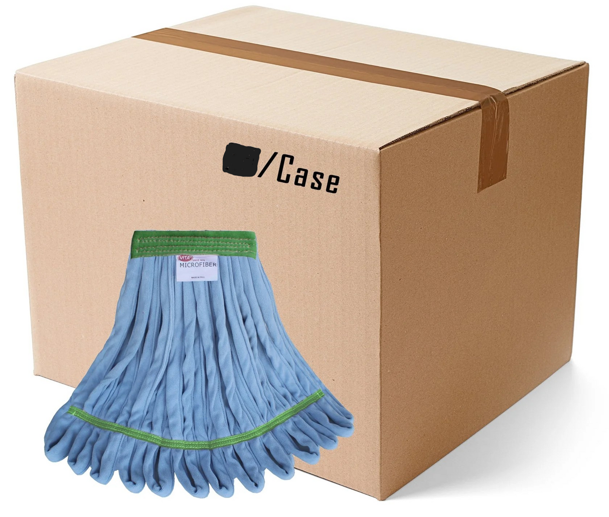 Microfiber Tube Wet Mops Launderable Medium(#2750)