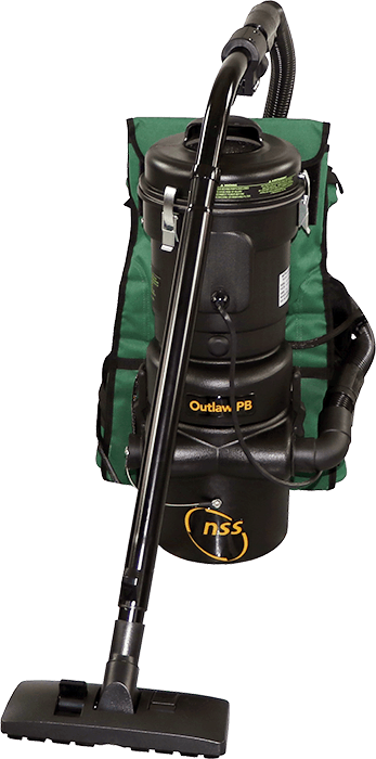 Outlaw PB 6.4 Quart Cordless, Bagless Backpack Vacuum