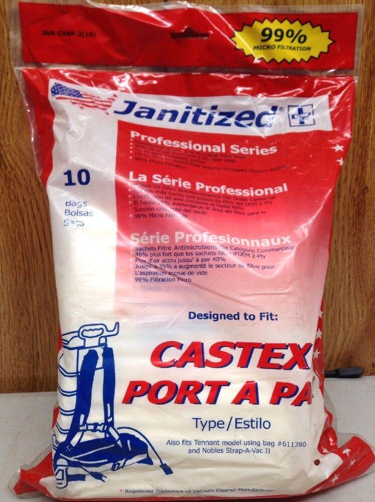 Janitized Castex Port A Pak Prof. Series JAN-CXBP-2. 1 bag= 10pk