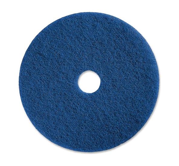 Janwise Scrubbing Floor Pads, Diameter, Blue