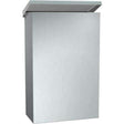 Stainless Steel, Brushed Finish Surface Mounted Sanitary Napkin Disposal - Janitorial Superstore