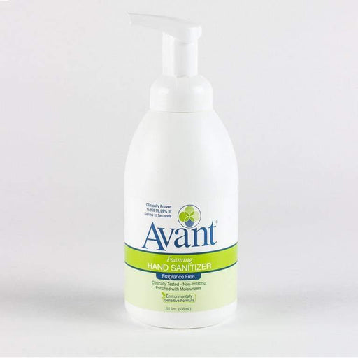 Avant Premium Foaming Fragrance-Free Instant Hand Sanitizer, 18 oz - Janitorial Superstore