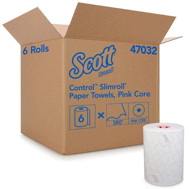 Scott 47032 Control Slimroll Towel, 6 Rolls of 580 Feet (Elite Program) - Janitorial Superstore