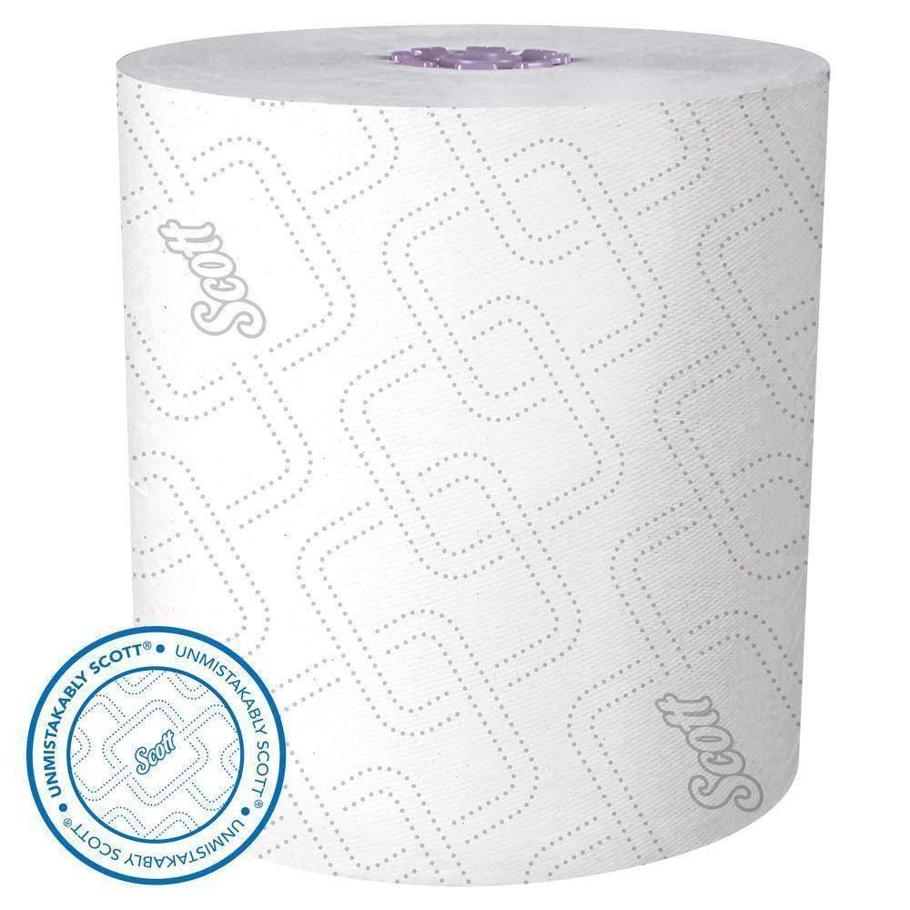 Scott 02001 Essential High Capacity Hard Roll Towels, 6 Rolls of 950 Feet (Elite Program) - Janitorial Superstore